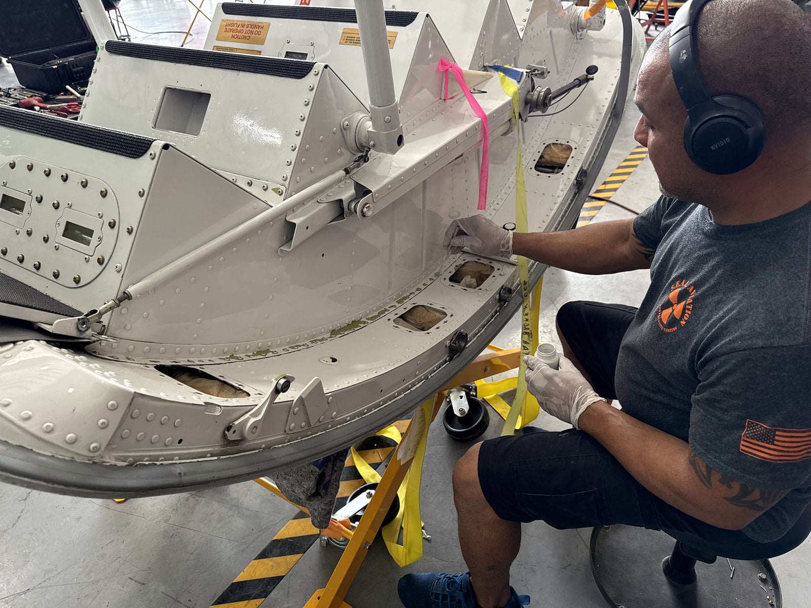 Corrosion Repair on a Challenger Main Entry Door | SEAL Aviation